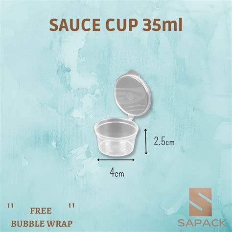 Jual THINWALL SAUCE CUP TEMPAT SAOS SAUS SAMBAL PLASTIK CONTAINER