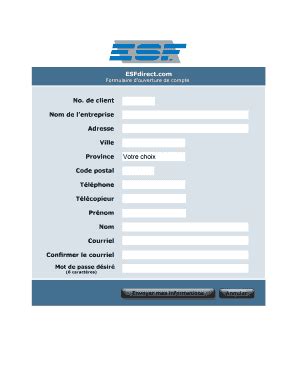 Remplissable En Ligne Besfdirectbbcomb Formulaire Douverture De Compte