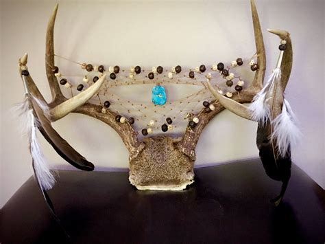 Deer Antler Dreamcatcher 6 Point Antlers Authentic Native American