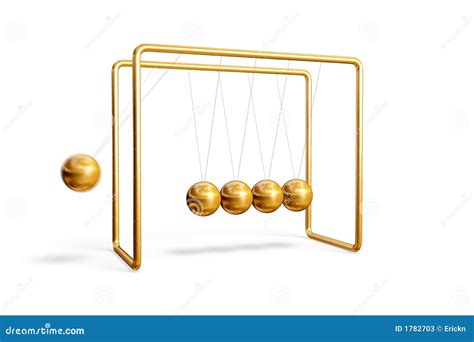 Newton s cradle stock illustration. Illustration of horizontal - 1782703