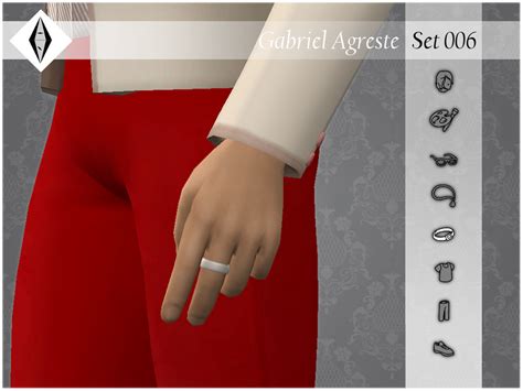 The Sims Resource Gabriel Agreste Set006 Ring