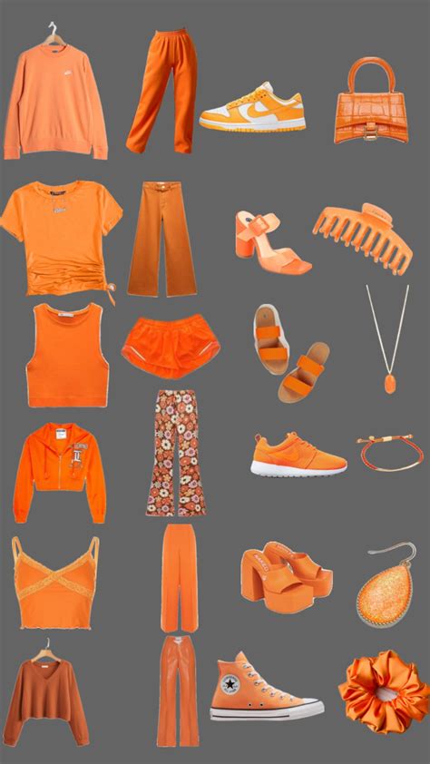 Which Orange Outfit Follow Me On Pinterest 🙃 Orange Outfit Orange
