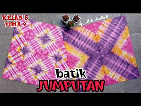 Cara Membuat Batik Jumputan 3 Warna Teknik Shibori Batik Tie Dye