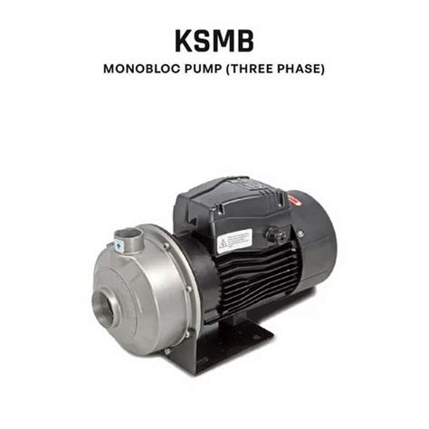 Single Stage Pump Kirloskar KSMB Monoblock Pumps Power 1 HP At