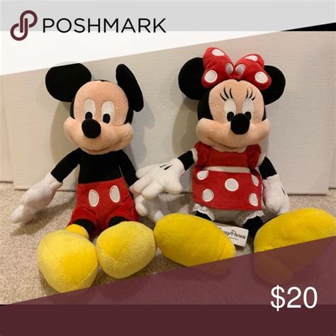 Disney Mickey and Minnie Mouse Plush Set