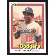 Dusty Baker Baseball Cards - Buy from our Sports Cards Shop Online