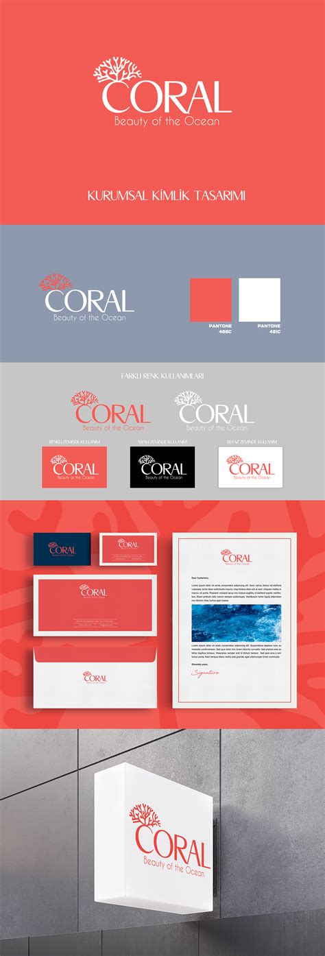 CORAL KURUMSAL KİMLİK TASARIMI Behance