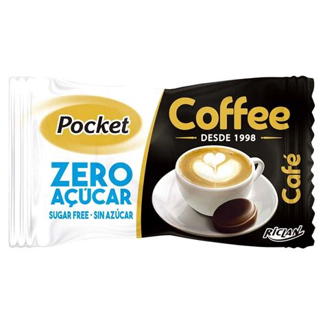 Bala Dura Riclan Pocket Zero Açúcar Café 23g Farmadelivery