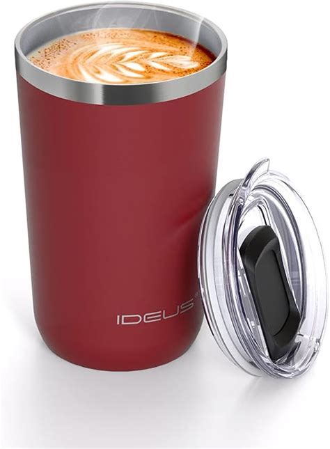 Amazon IDEUS 20 Oz Tumbler Travel Coffee Mug With Splash Proof