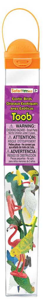 Safari Ltd Exotic Birds Toobs My Toy Shop