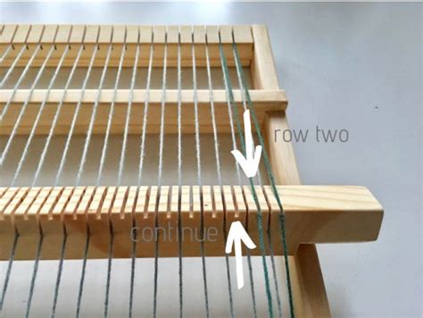 Double Warping Frame Loom Weaving Techniques Fibers And Design