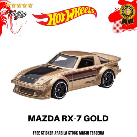 Jual Hot Wheels New Loose From Pack Japanese Themed Jdm Mazda Rx Gold