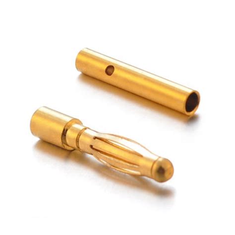 Electrical Plug Connectors 2mm Bullet Banana Plug Connector Male And