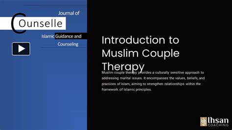 Ppt Islamic Harmony Navigating Marital Challenges With Muslim Couple Therapy Powerpoint