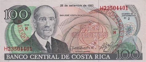 Billete Colones Costa Rica Foronum