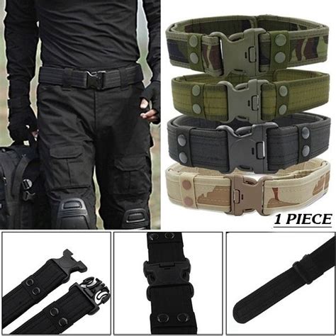 Outdoor Multi Functional Camouflage Tactical Belt Men S Tactical