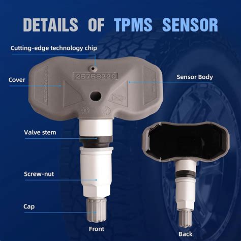 Sensor de sistema de monitoreo de presión de neumáticos TPMS TPMS 315