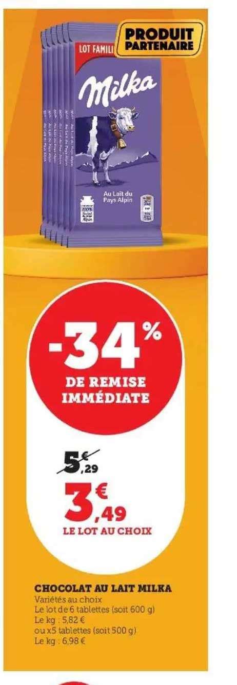 Promo Chocolat Au Lait Milka Chez Hyper U Icatalogue Fr