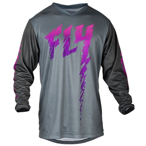 JERSEY NIÑA FLY RACING F 16 GRIS ROSA