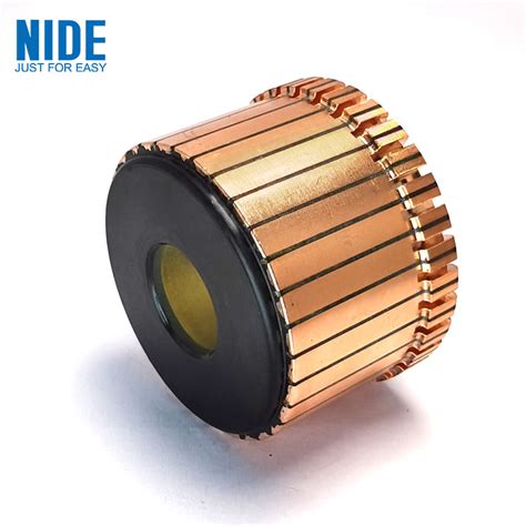 Customized Large Garden Machinery Slot Commutator Dc Motor Collector