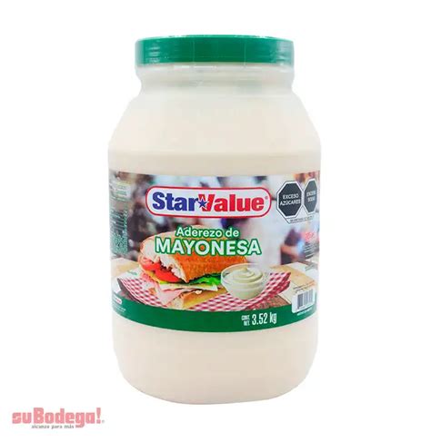 Aderezo Star Value Kg Subodega Alcanza Para M S