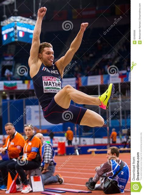 Atletismo Mayer Kevin Heptathlon Del Hombre Salto De Longitud Foto