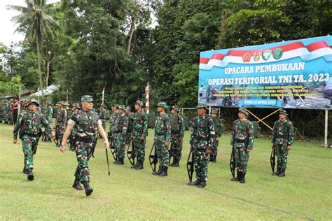 Danrem Lilawangsa Pimpin Upacar Pembukaan Operasi Teritorial Tni Ta