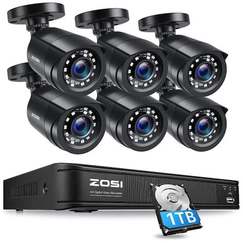 Zosi H Plus Channel Mp Lite Dvr Tb Hard Drive Security Camera