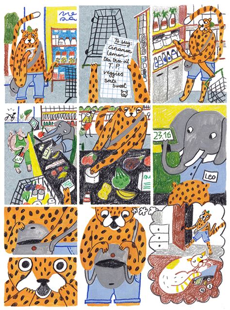 Comics about Cheetah on Behance