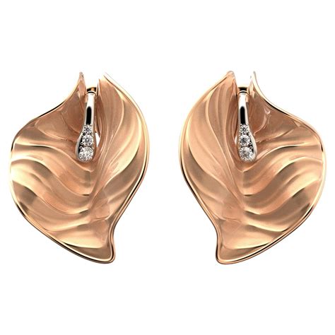 Statement Earrings In 18k By Oltremare Gioielli Italian Fine Jewelry