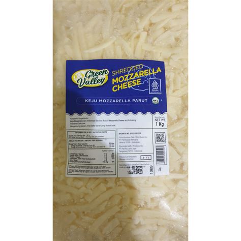 Jual Keju Mozarella Green Valley Mozzarella Parut Shredded Cheese Extra