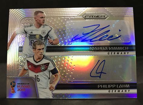 Joshua Kimmich Philipp Lahm 2018 Panini Prizm World Cup Dual