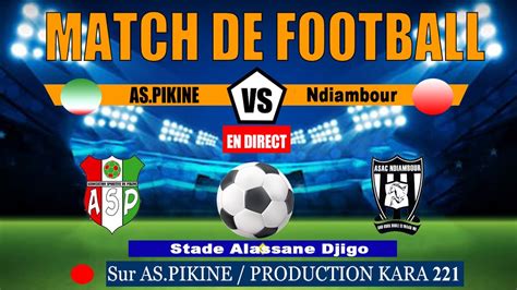 Ligue Me Journ E Us Gor E As Pikine H Stade Mbao Youtube