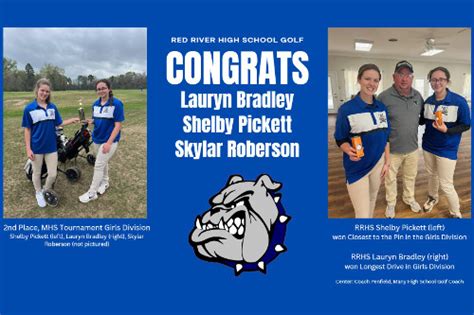 Weekly Recap Red River Girls Golf Finishes Second At Many Tournament