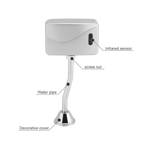 1xinfrared Sensor Urinal Flush Valve Urinal Flusher Automatic Battery