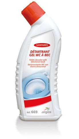 Détartrant gel WC à bec ARGOS 6 flacons de 750 ml ugap fr