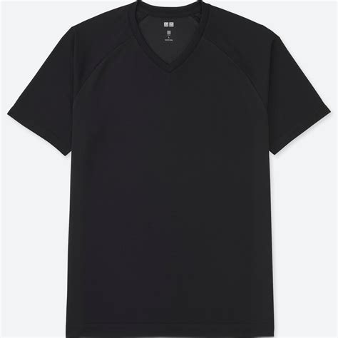 Men Dry Ex Short Sleeve V Neck T Shirt Uniqlo Us