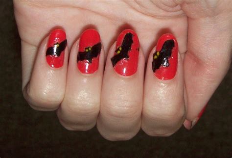 A Inspirational List of Bat Nail Art Designs - YusraBlog.com