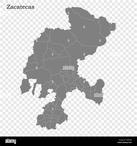 Mapa De Zacatecas Con Municipios