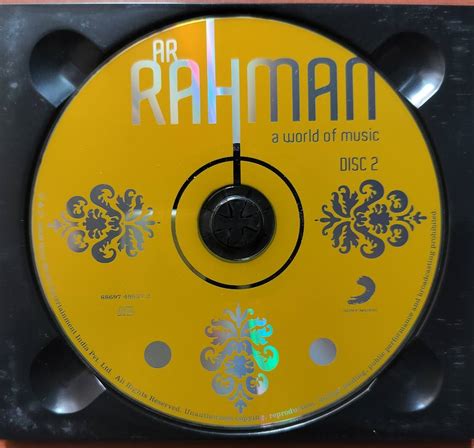 ar rahman world   ar rahman special edition cd pack audio