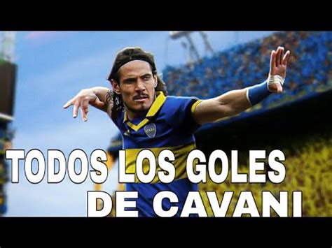 Todos Los Goles De Cavani En Boca Youtube