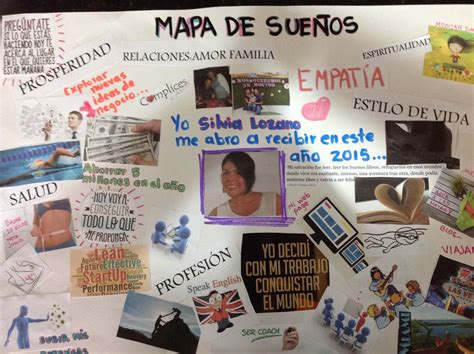 Vision Board Mapa De Sueños 2015 Vision Board Mural Social Skills