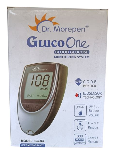 Mmol L Dr Morepen Blood Glucose Monitoring System Days Model