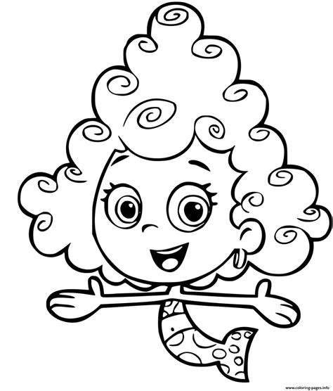 Guppy Coloring Page