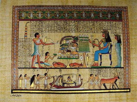 Buy Authentic Egyptian Original Hand Painted Painting Papyrus