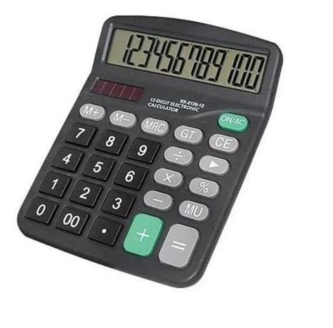 Calculadora De Mesa Comercial Escritório Balcão Loja Display 12 Digitos