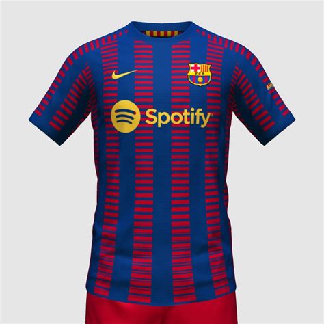 FC Barcelona Home Kit Concept FIFA 23 Kit Creator Showcase