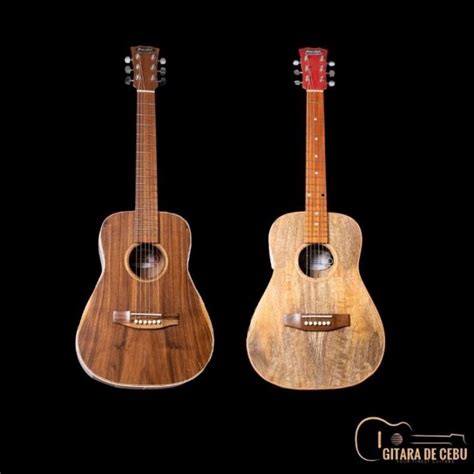 Philippine Rosewood Solid Wood Travel Size Cebu Handmade Acoustic