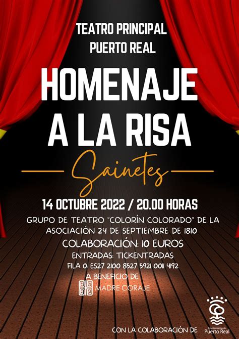 El Teatro Principal de Puerto Real acogerá este viernes 14 un Homenaje