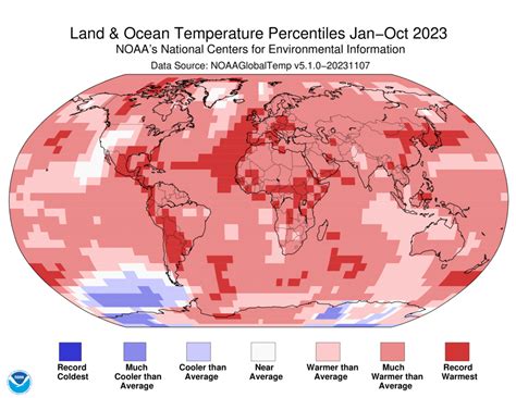 October 2023 Global Climate Report National Centers For Environmental